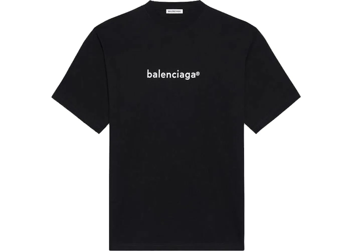 Женская футболка свободного кроя New Copyright Large Fit Balenciaga, Black