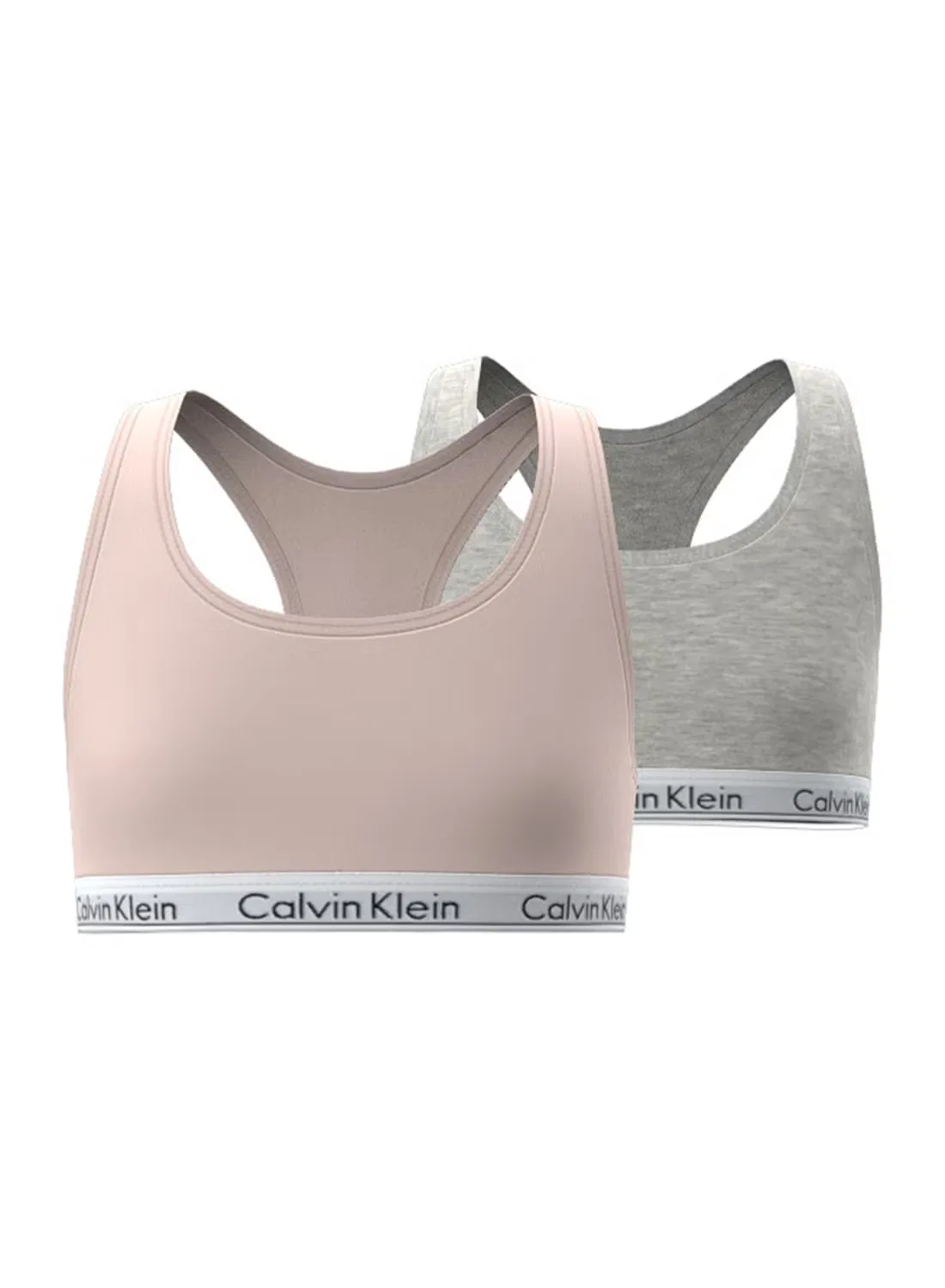 Бюстгальтер без рукавов комплект 2 шт Racerback Calvin Klein Jeans, розовый