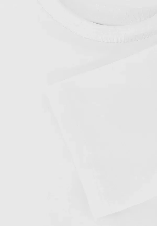 Футболка хлопковая Bonnie-neck Reiss, ivory, слоновая кость — фото 4