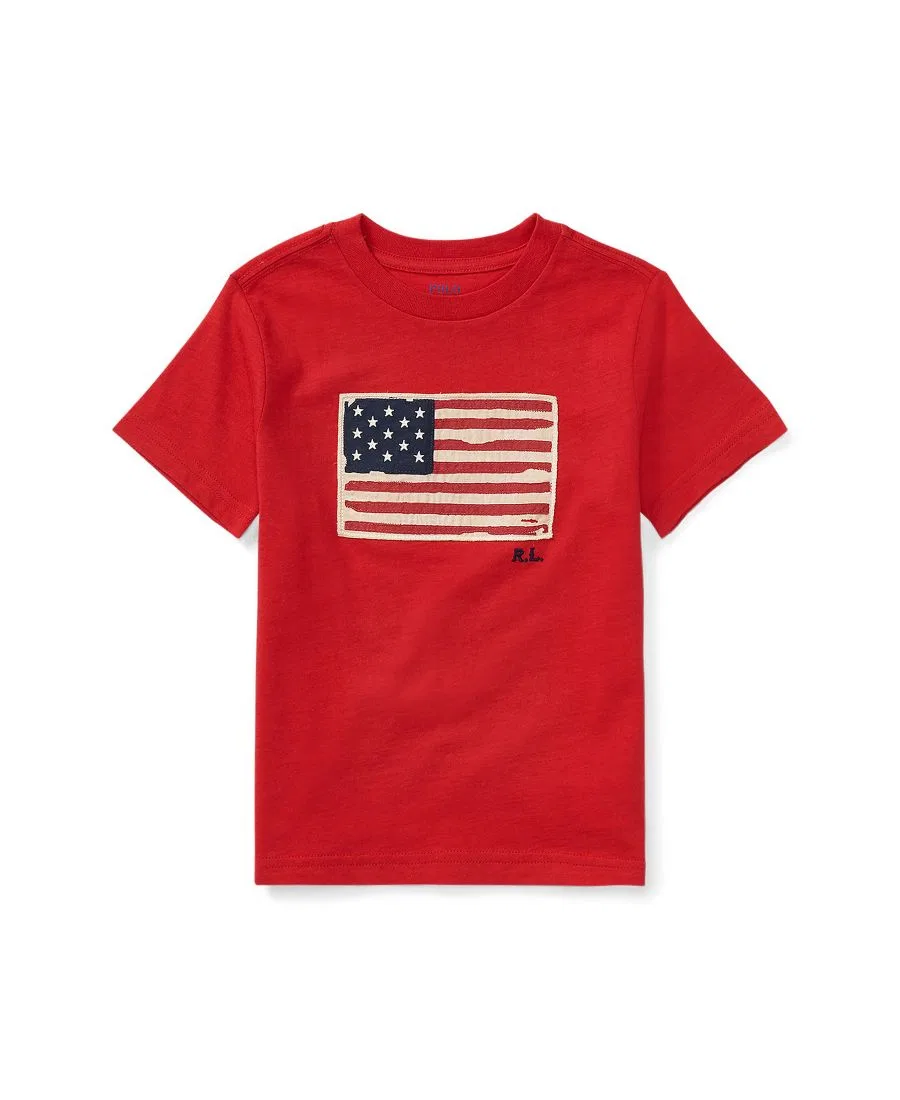 Футболка из хлопка с флагом США Polo Ralph Lauren, Rl 2000 Red
