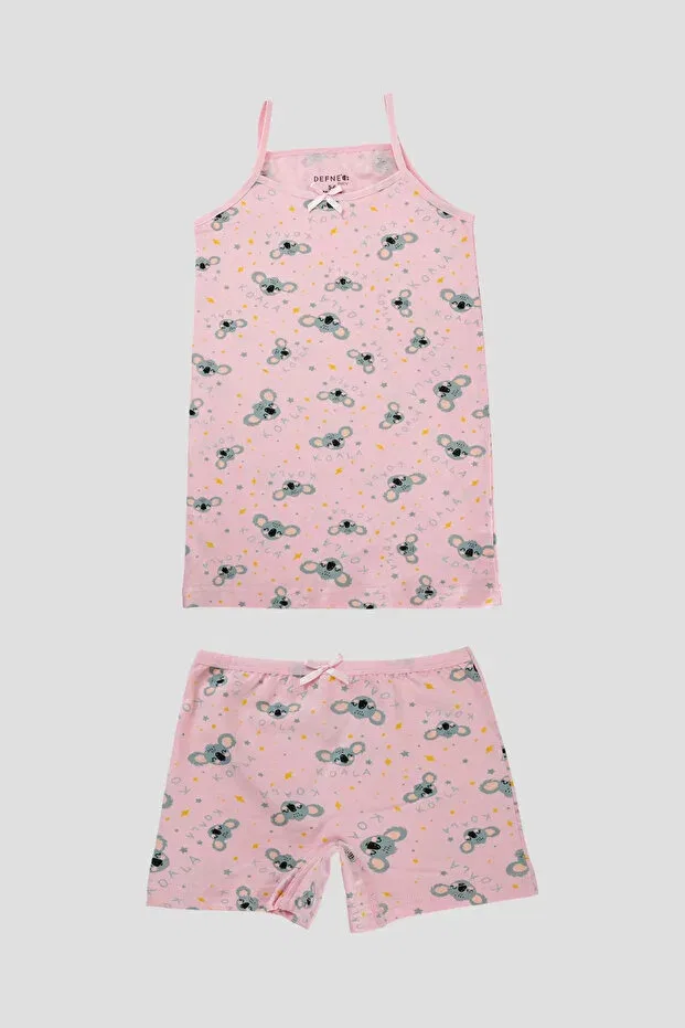 Детский комплект нижнего белья для девочек хлопковый Koala Patterned Defne Baby, Colored — фото 2
