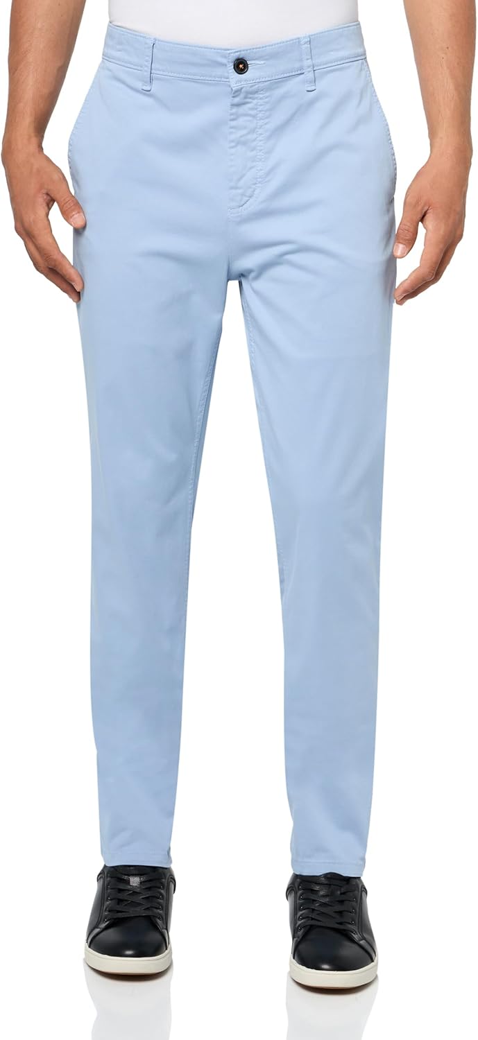 

BOSS Мужские техно-твиловые зауженные чинос, Forever Blue