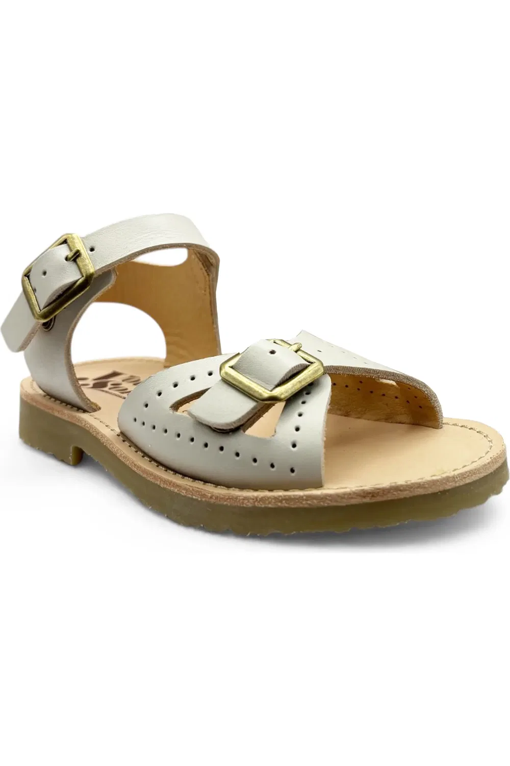 Сандалии детские с бабочками Pearl Young Soles, Vanilla