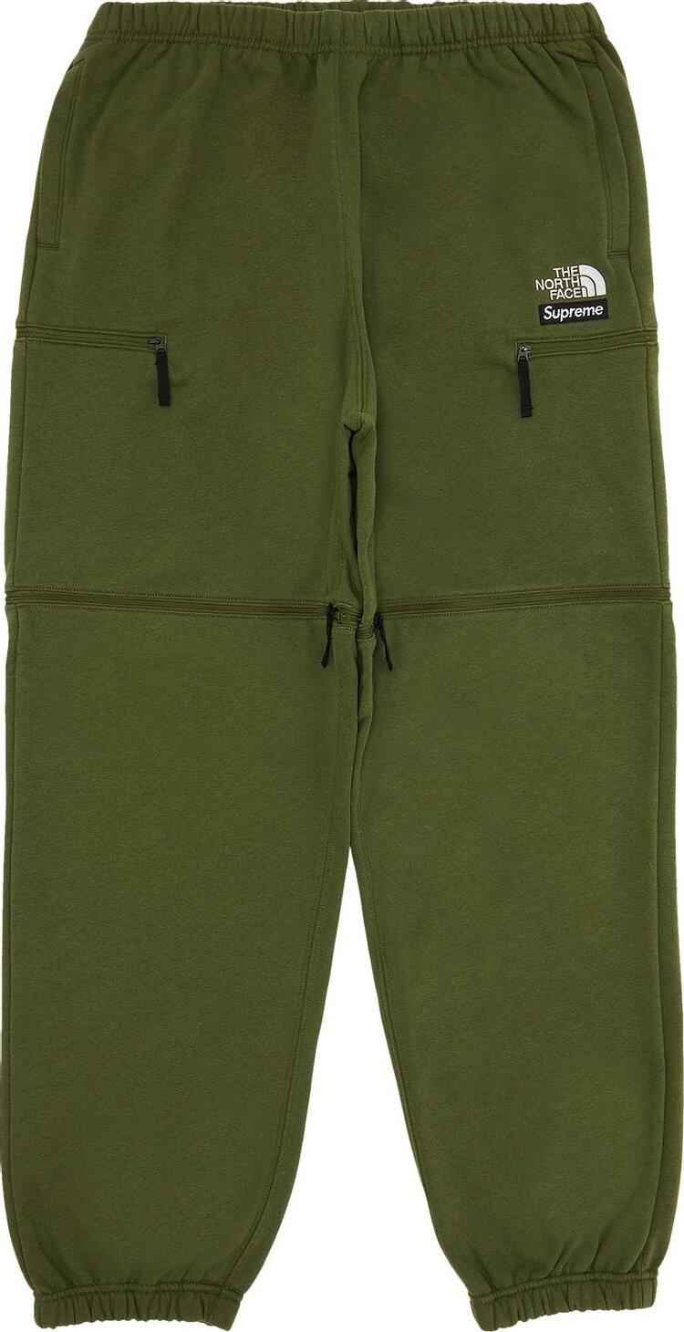 

Спортивные брюки Supreme x The North Face Convertible Sweatpant 'Olive', зеленый