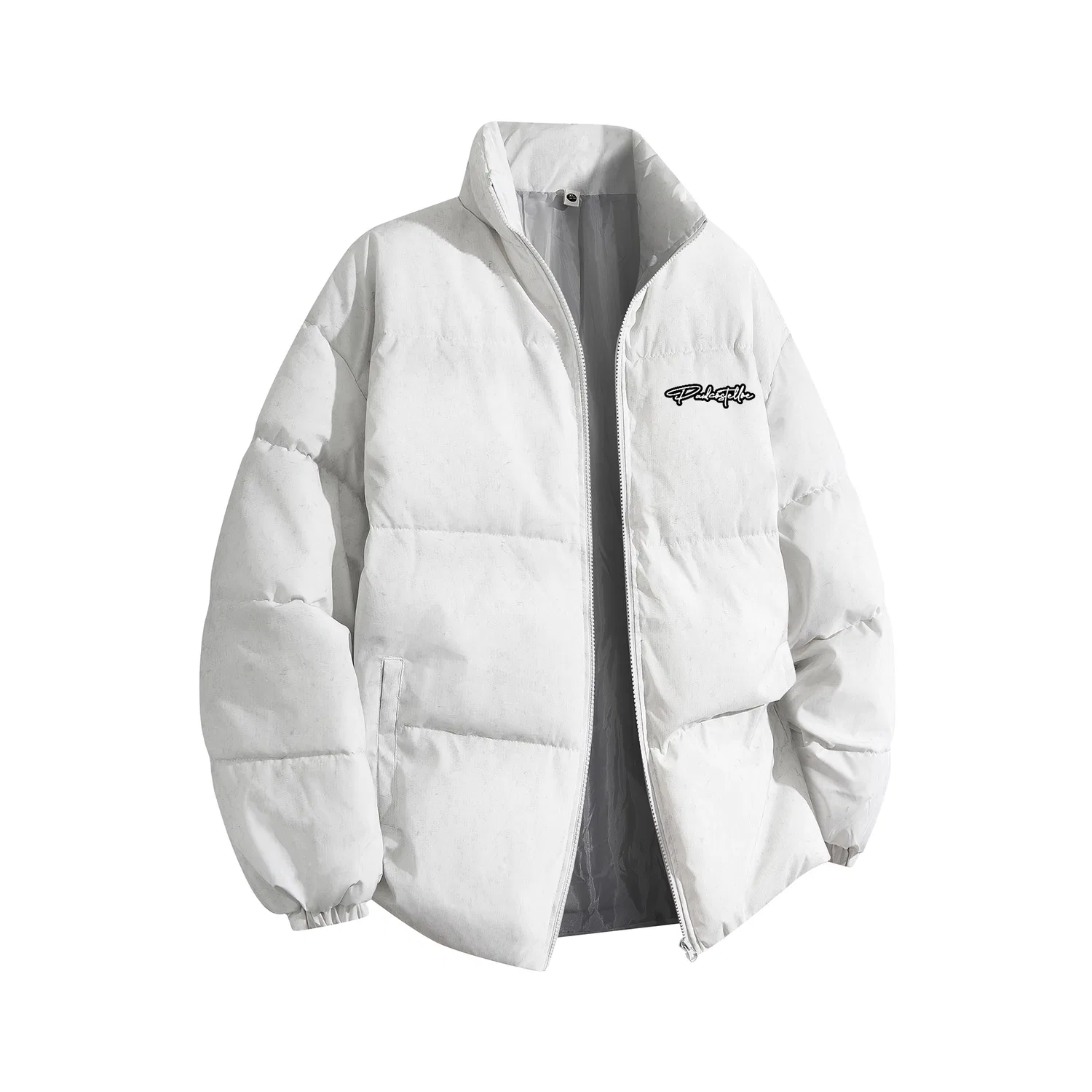 Детский пуховик с наполнителем White Heather Gray Puffer Jacket Paul Costelloe