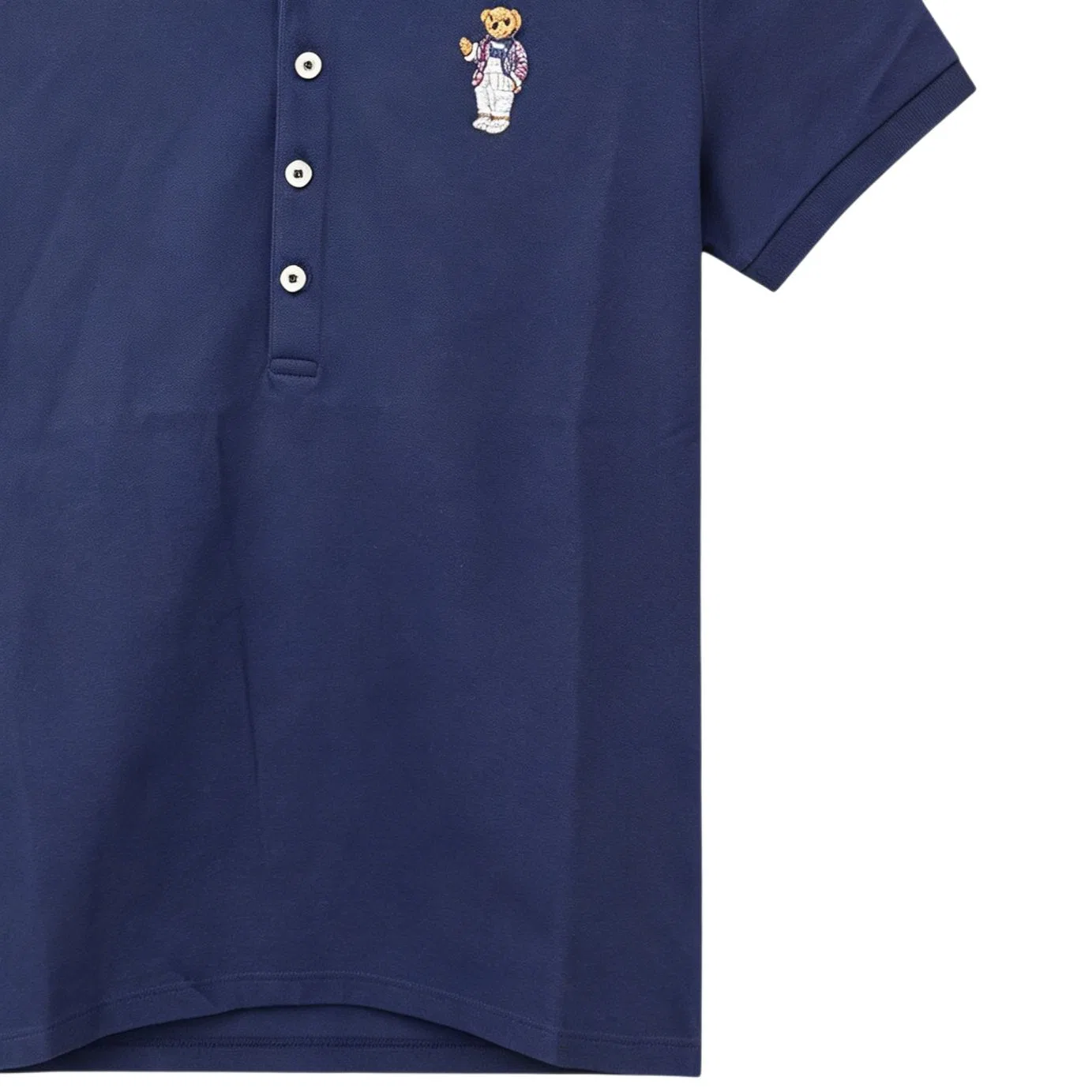 Поло Polo Ralph Lauren с медведем, Marine Blue — фото 3
