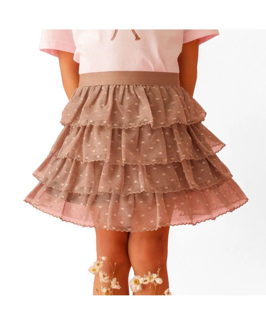 Юбка-пачка Coco Ruffle Sweet Wink, Brown — фото 2