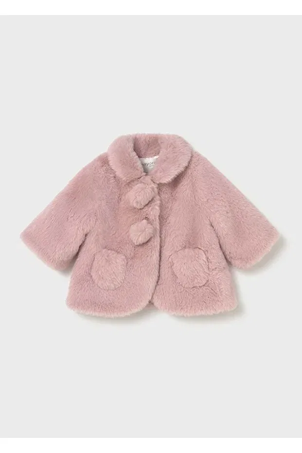 Детское для девочек пальто хлопковое Mayoral, Pink