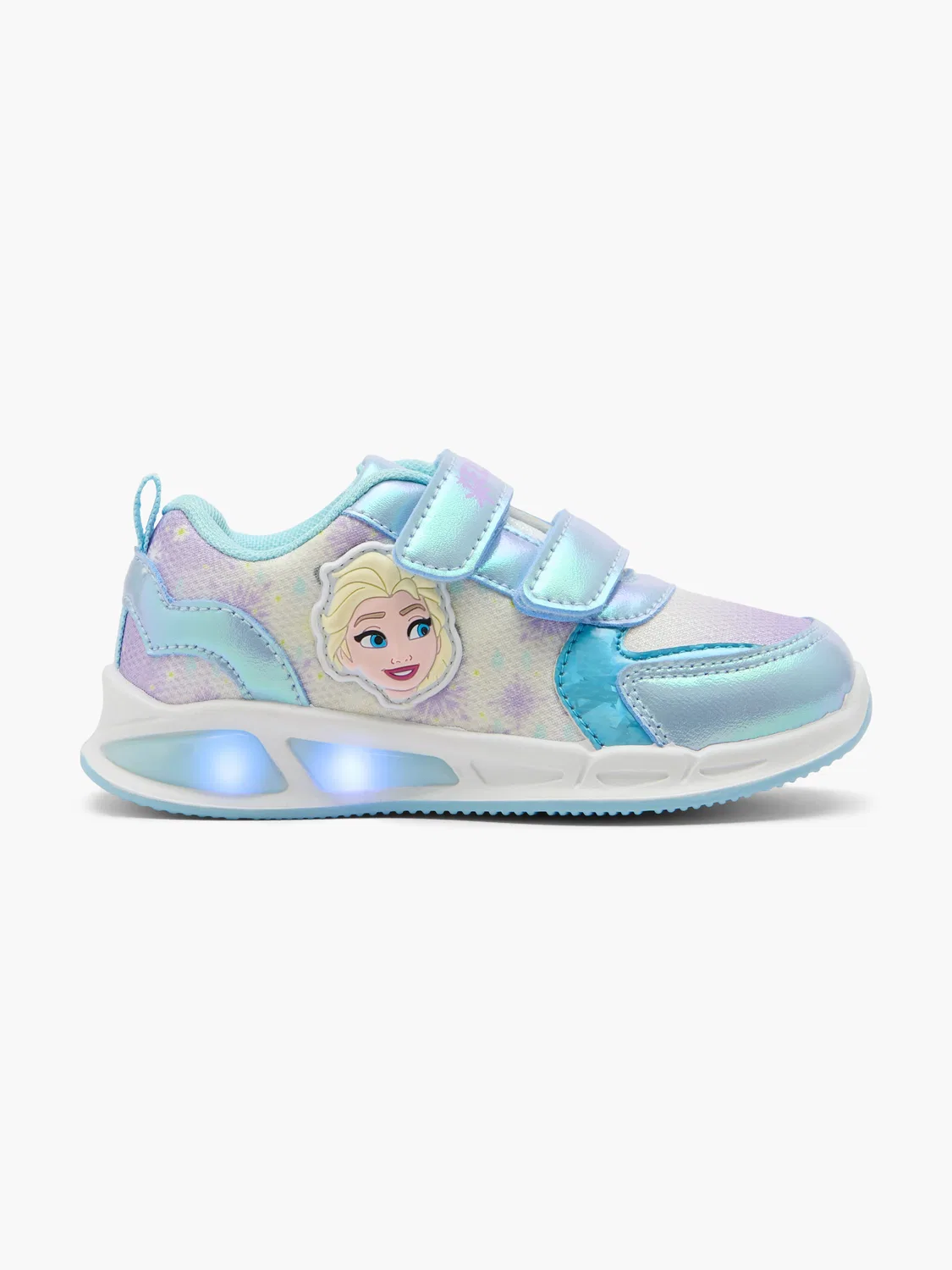Детские кроссовки со светодиодами Disney Frozen, синий