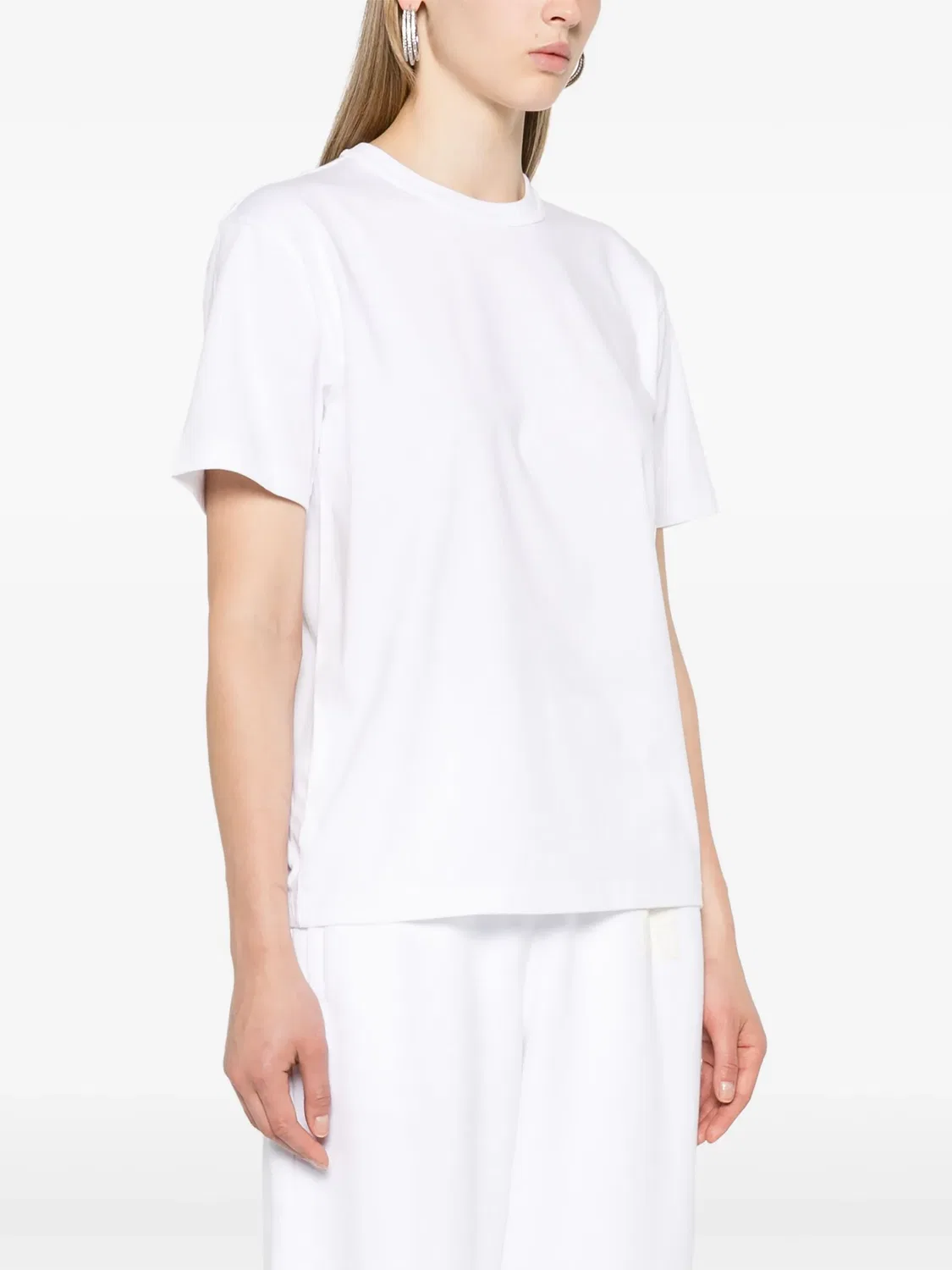 Футболка с логотипом из хлопка Alexander Wang, белый — фото 4