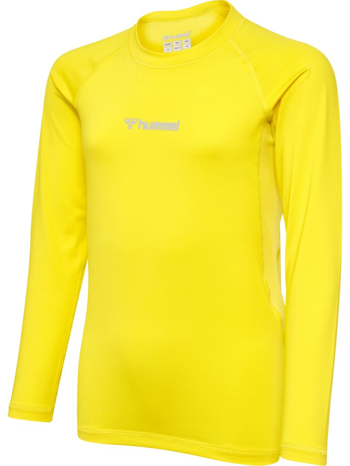 Hummel Детская футболка Hmlbl ярко-желтого цвета — фото 4