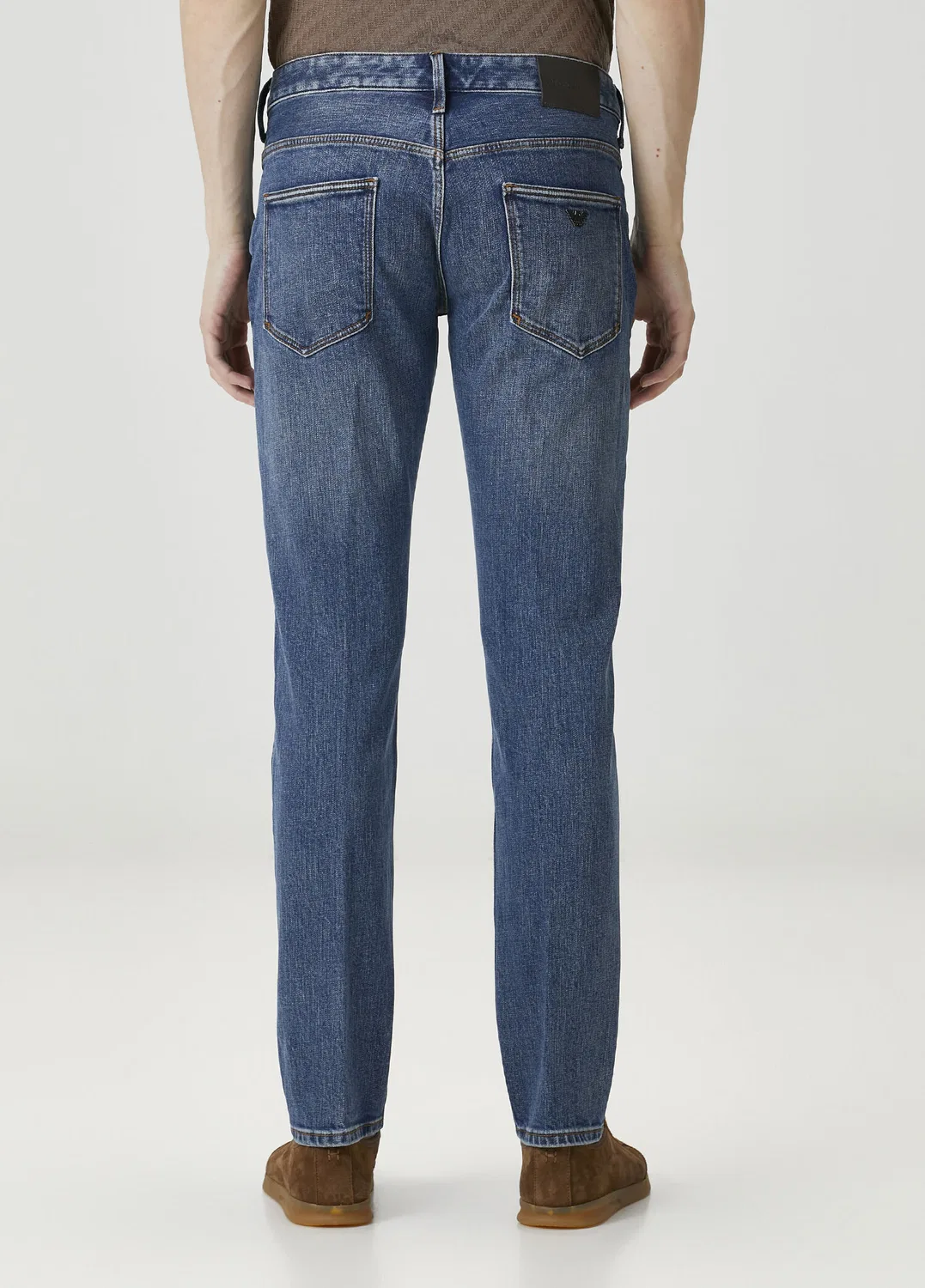 Джинсы Slim Fit Emporio Armani, blue — фото 3