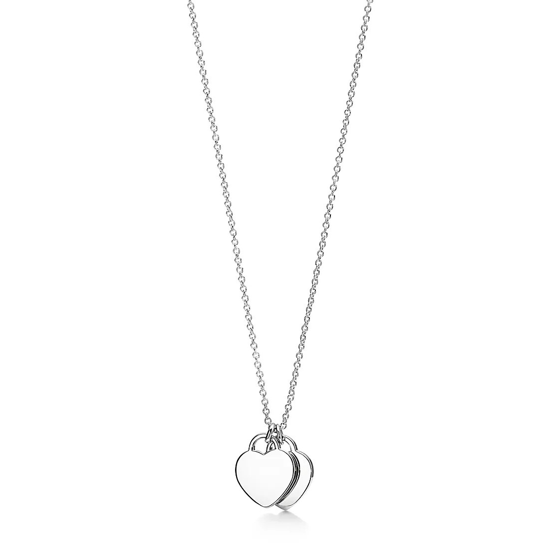 Подвеска Tiffany & Co. Return to Tiffany Heart Tag, серебро/бриллиант — фото 2