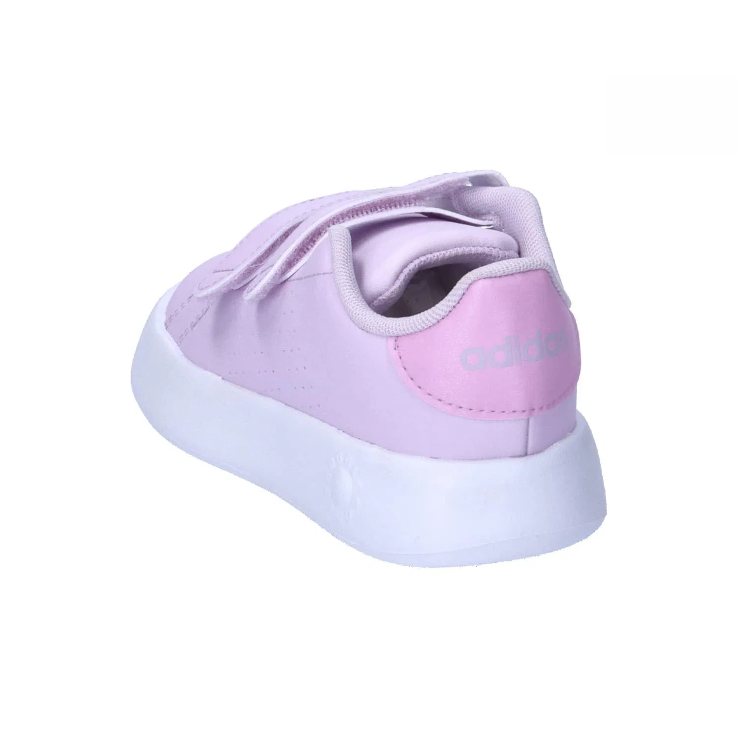 Детские кроссовки с липучками Advantage Shoes Kids Adidas, Ice Lavender Bliss Lilac Cloud White — фото 4