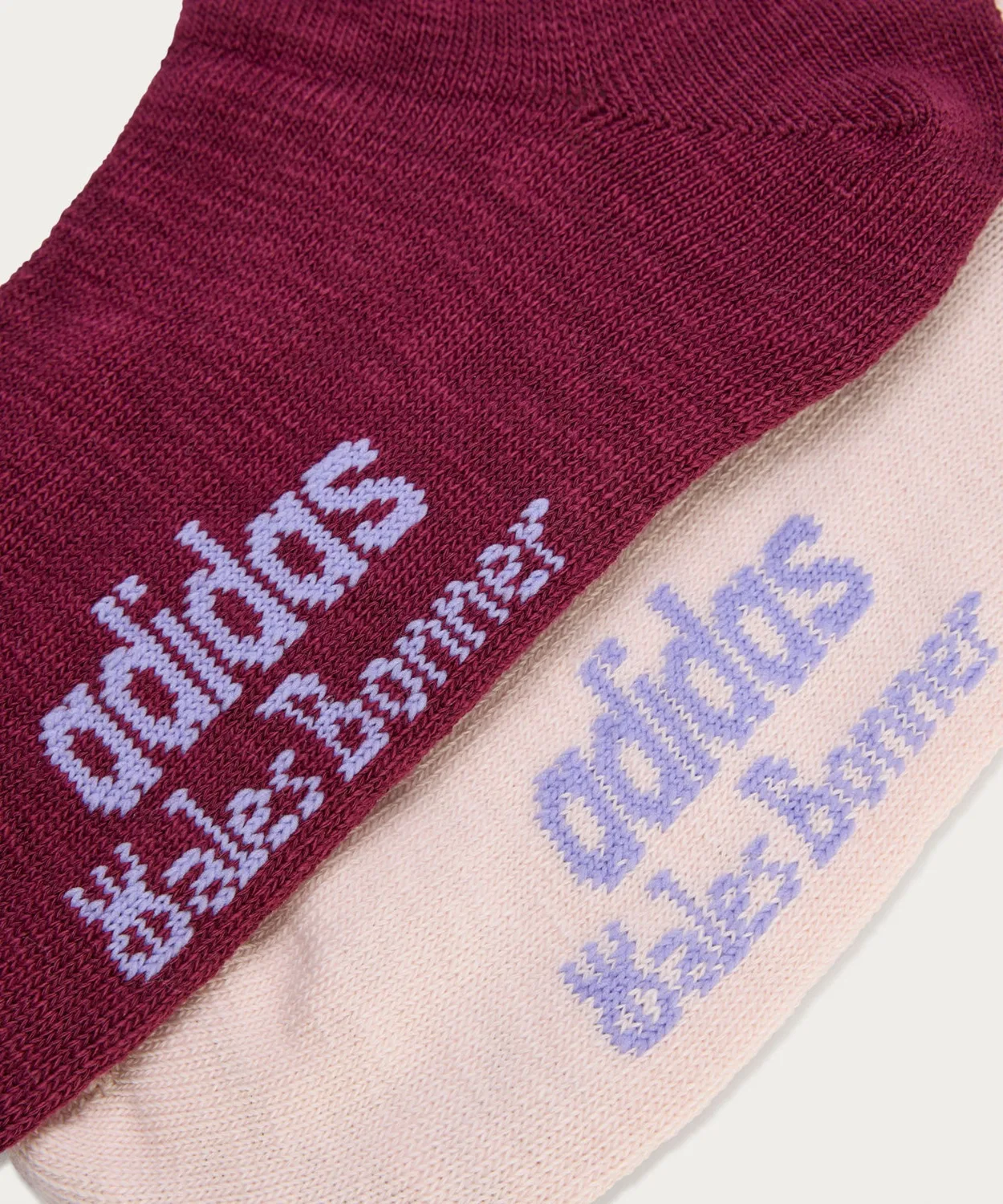 Носки с принтом, 2 пары, модель 3S SOCK Adidas, Red — фото 2