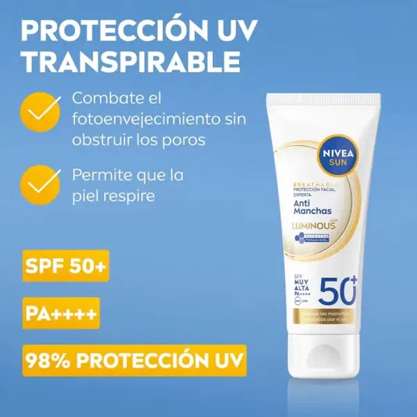 Набор для ухода за кожей NIVEA комплект сыворотка против пигментных пятен и защитный крем SPF50+ 1 шт — фото 4