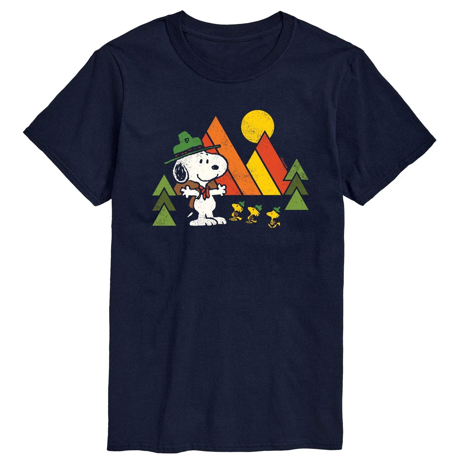 

Мужская футболка Peanuts Retro Trailblazers Licensed Character