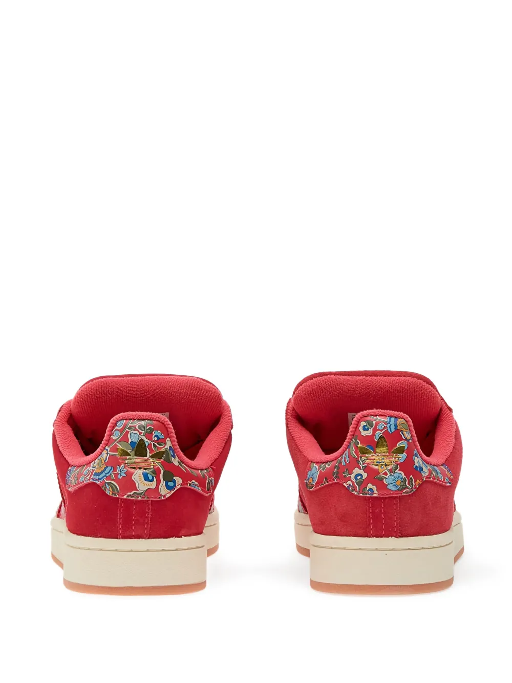 Низкие кеды X Liberty London Campus 00-х с цветочным узором adidas, красный — фото 3