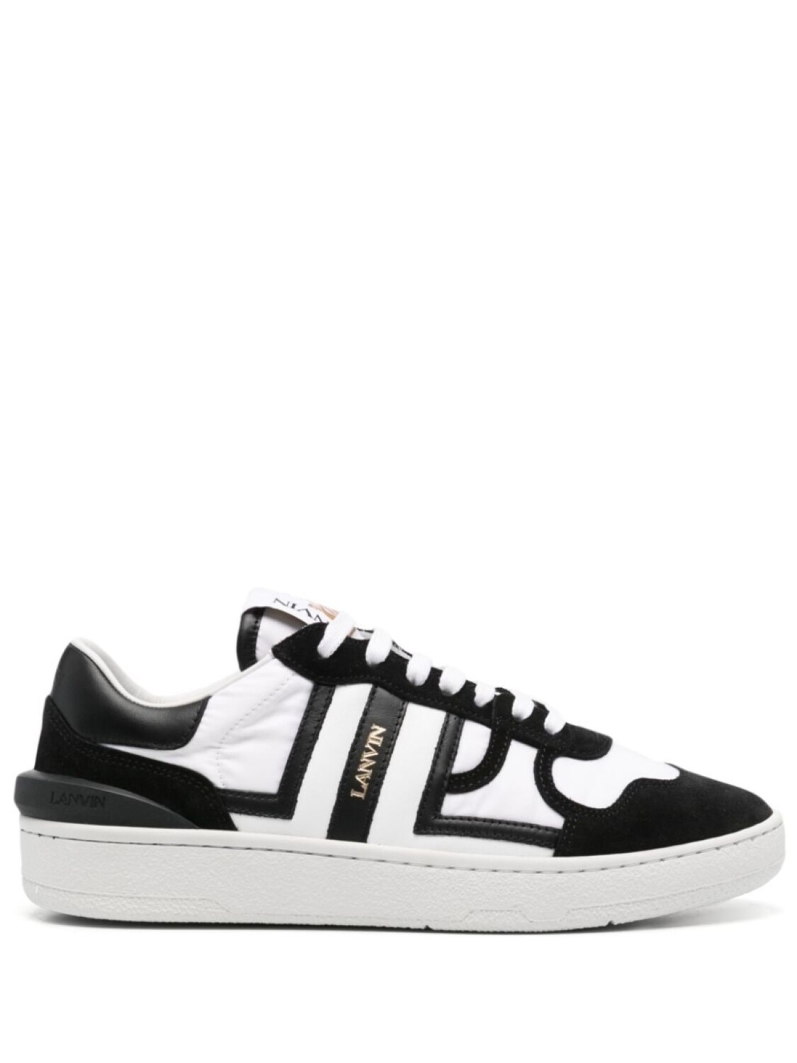 Lanvin кроссовки из глины, черный