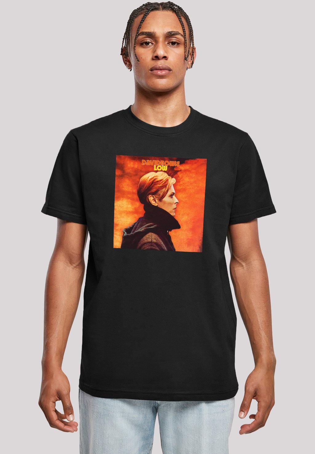 

Футболка с принтом DAVID BOWIE LOW ALBUM COVER F4NT4STIC, черный