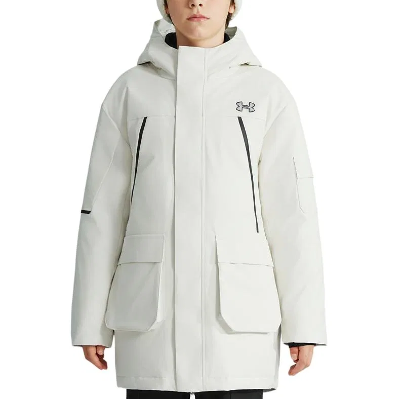 Детская пуховая куртка Under Armour Cream White