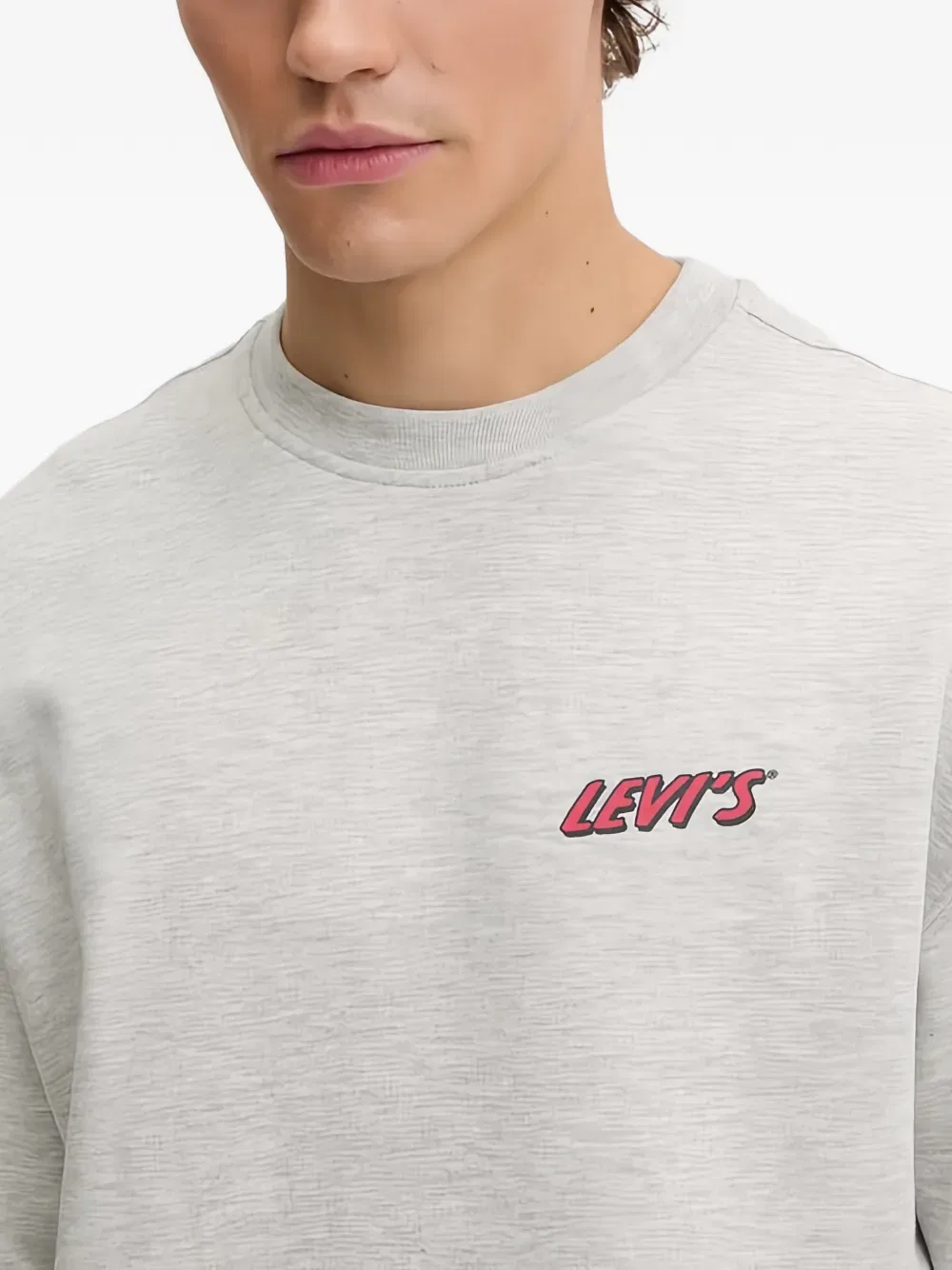 Толстовка с принтом Levi'S, серый — фото 4