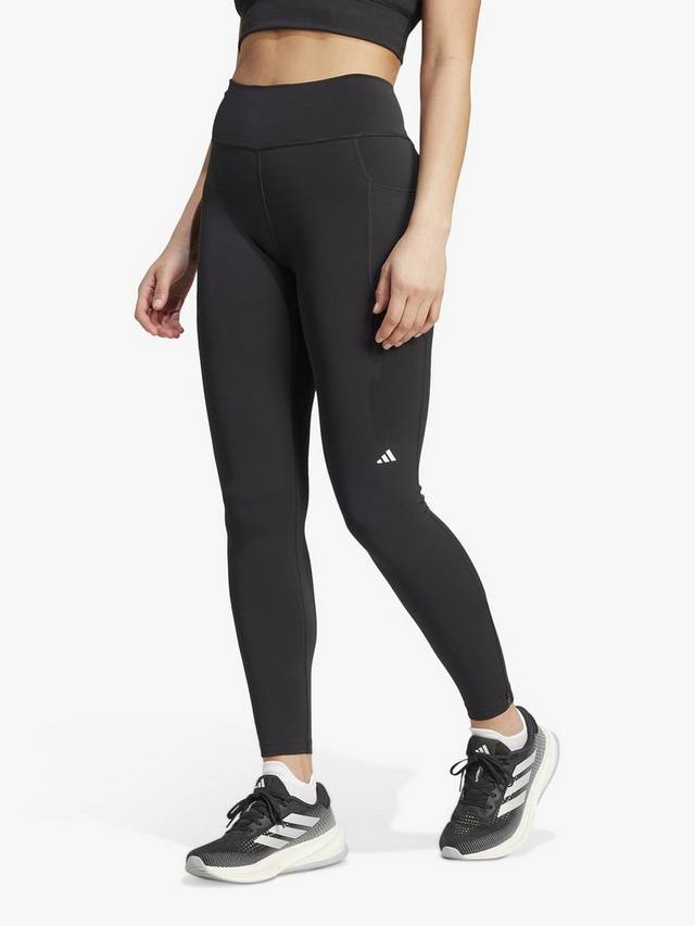 

Собственные леггинсы the run adidas, черный