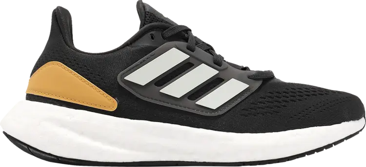 

Кроссовки Pureboost 22 J 'Carbon Wonder Silver Yellow', черный