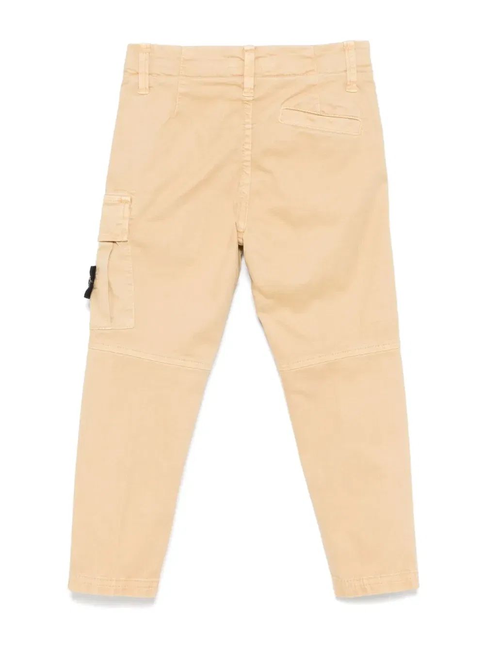 Твиловые брюки карго Stone Island Junior, бежевый — фото 2