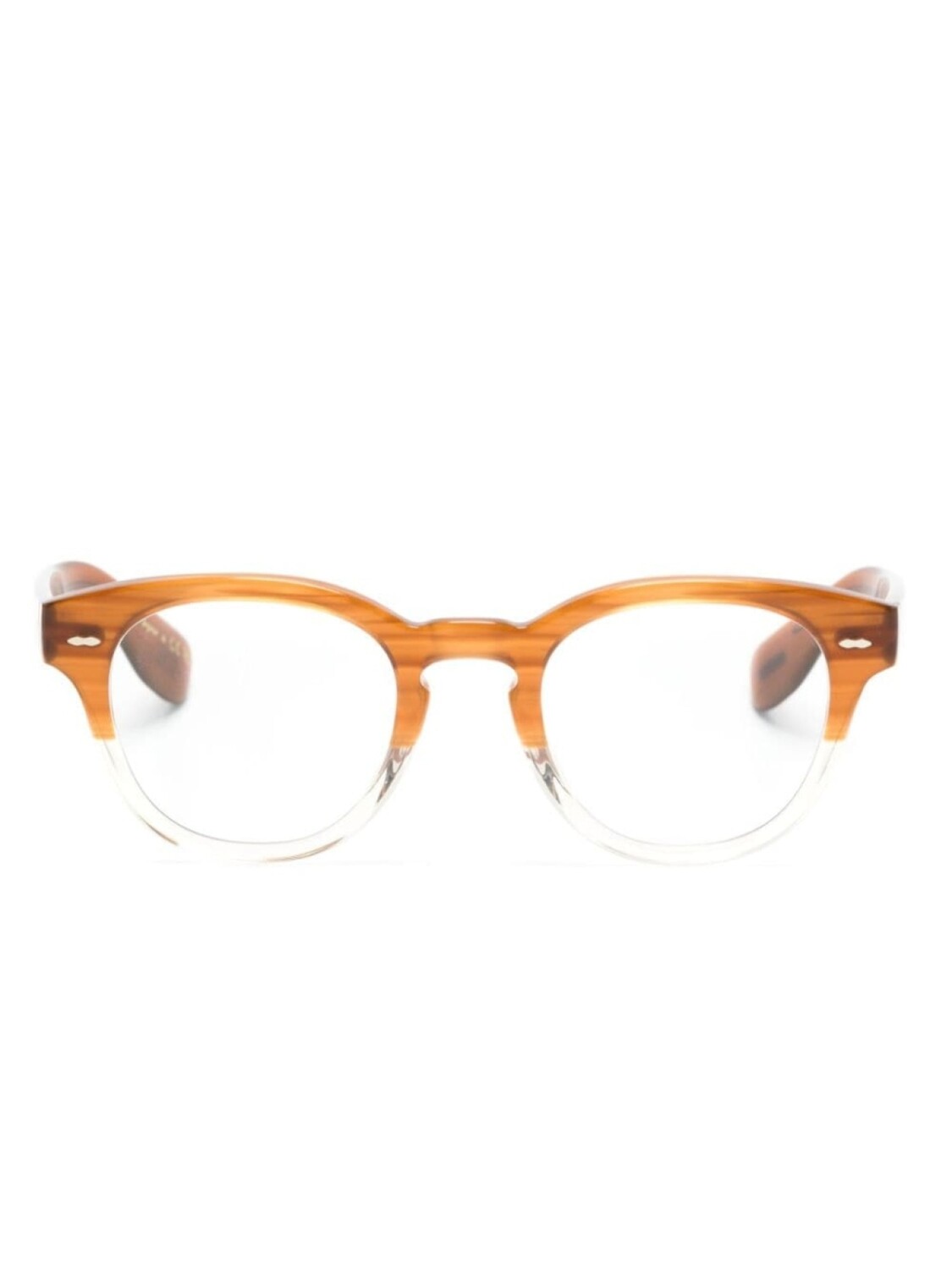 

Oliver Peoples очки Cary Grant в круглой оправе, коричневый