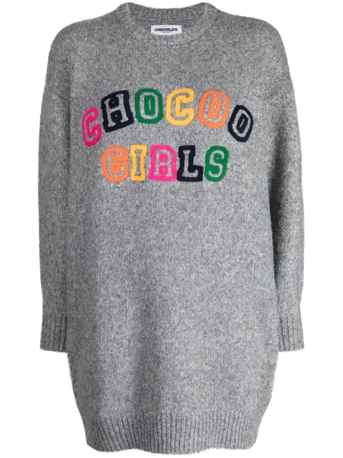 

Трикотажное платье Chocoo Girls CHOCOOLATE, серый