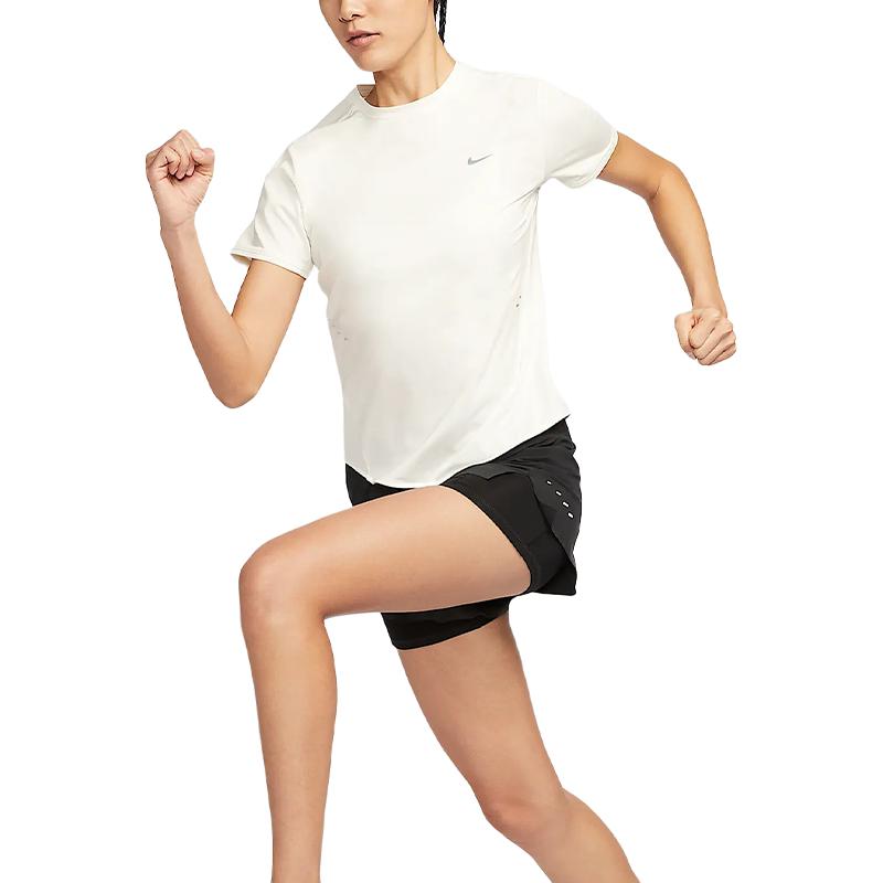 Nike Футболка Swoosh Regular женская silver — фото 4