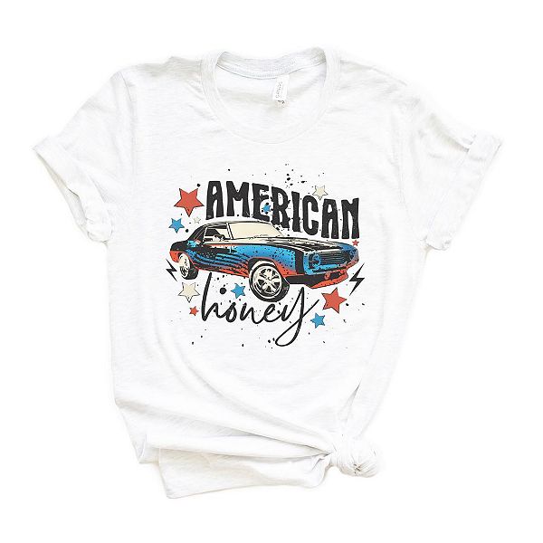 

Футболка с принтом American honey car Simply Sage Market, White, Белый, Футболка с принтом American honey car Simply Sage Market, White