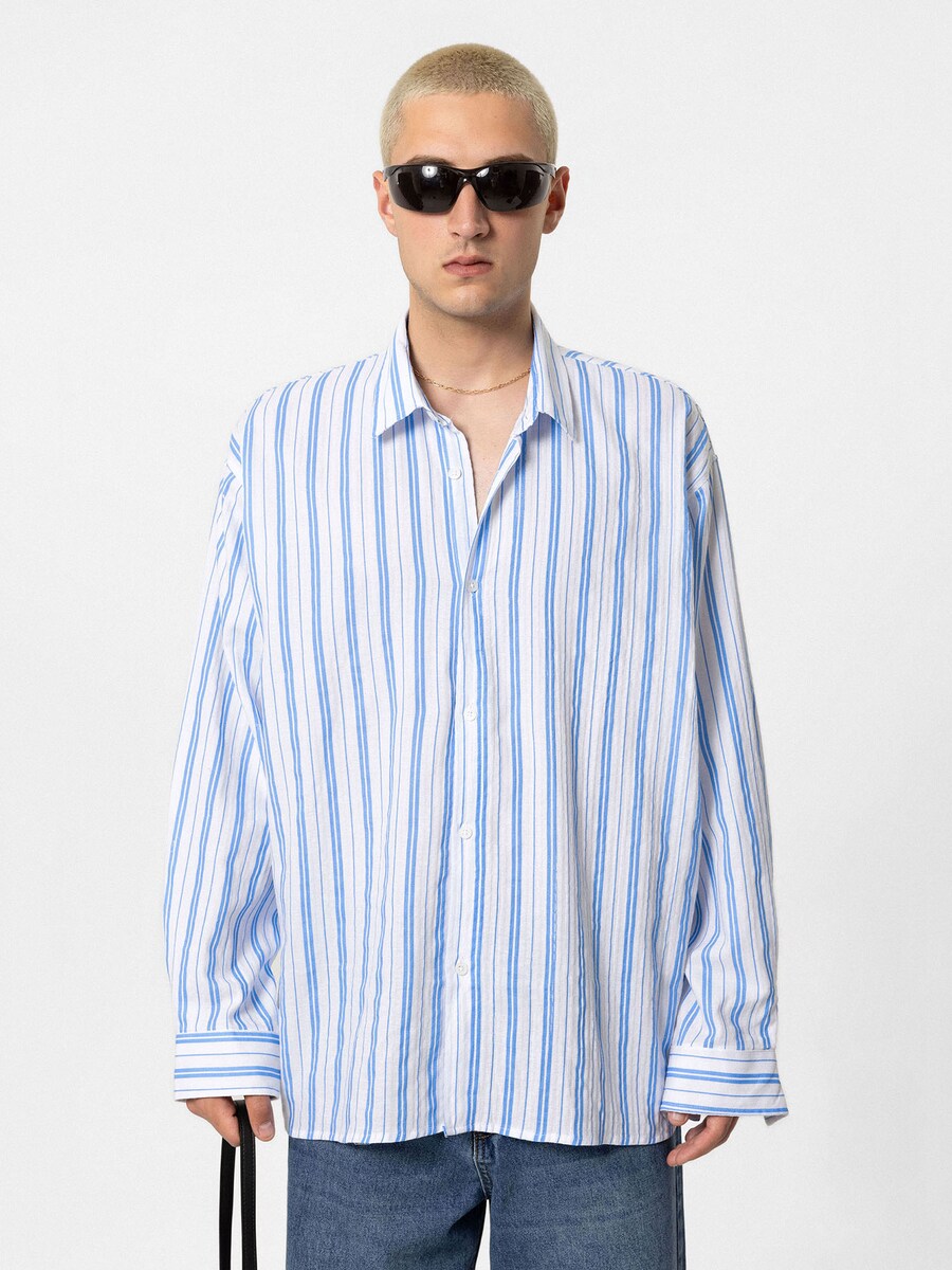 

Повседневная рубашка VAMOS CLO Comfort fit Button Up Shirt Blazing Star, белый