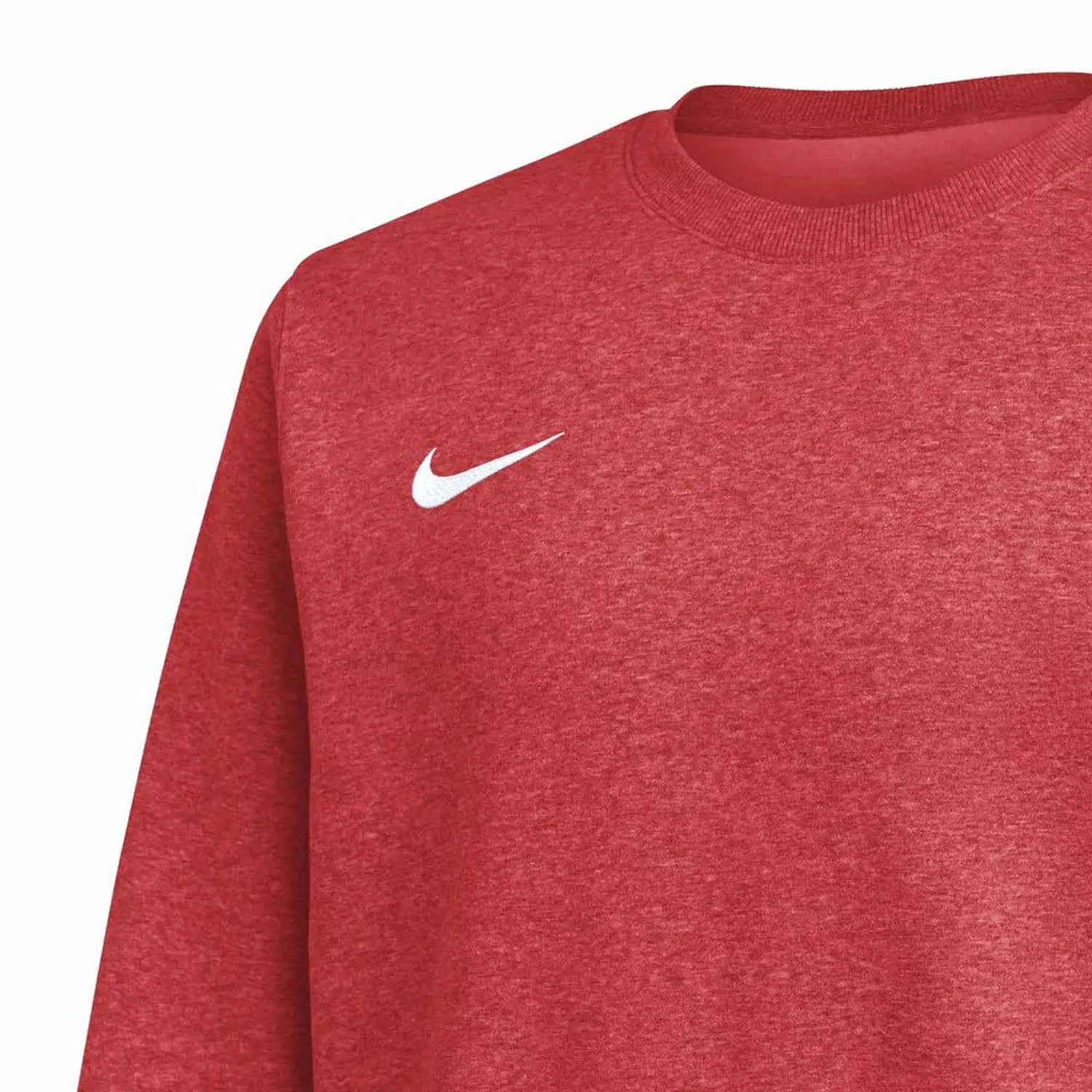Свитшот флисовый Nike, красный — фото 3