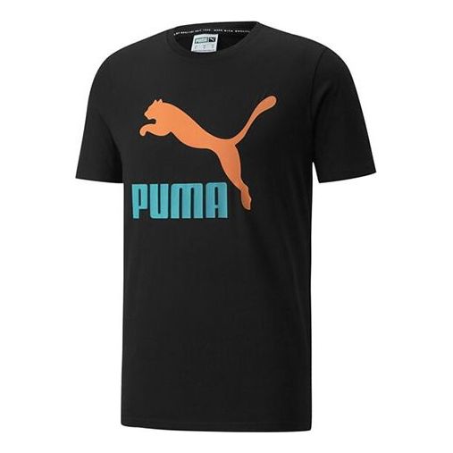 

Футболка classics logo interest tee 'black' Puma, черный