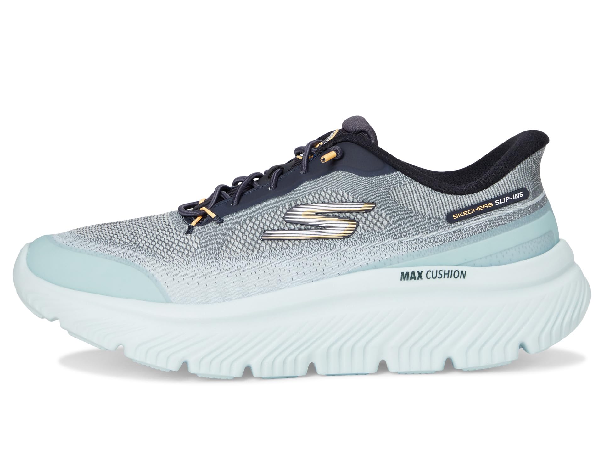 Кроссовки SKECHERS Performance Go Walk Max Cushioning Hyper Burst Zoltar Hands Free Slip-in, цвет Light Blue — фото 4