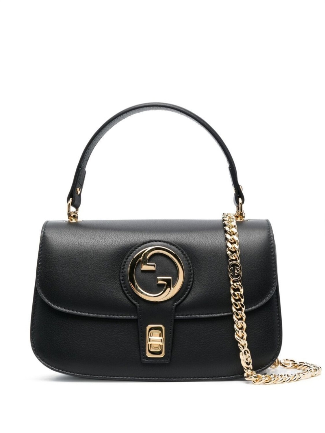 

Сумка Gucci Blondie с верхней ручкой, черный