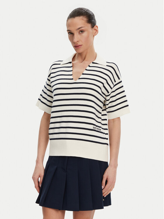 

Свитер обычного кроя WW0WW45400 Tommy Hilfiger, бежевый