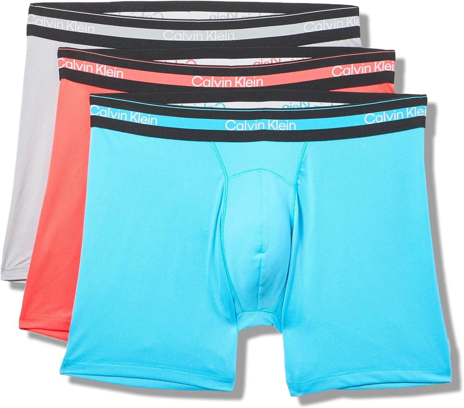Боксеры Calvin Klein, серый, синий, розовый