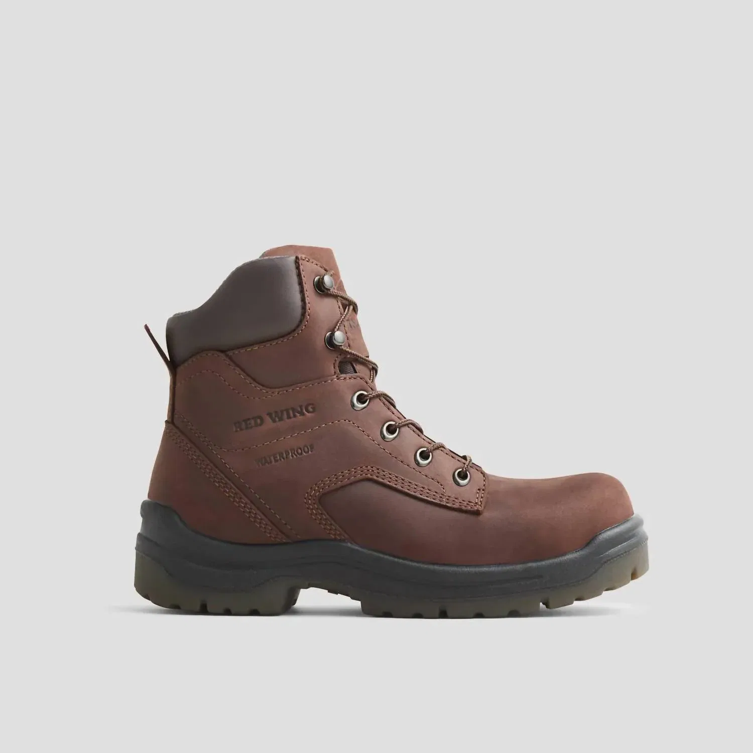 Red Wing Shoes Мужские утепленные водонепроницаемые защитные ботинки с защитным носком, коричневые