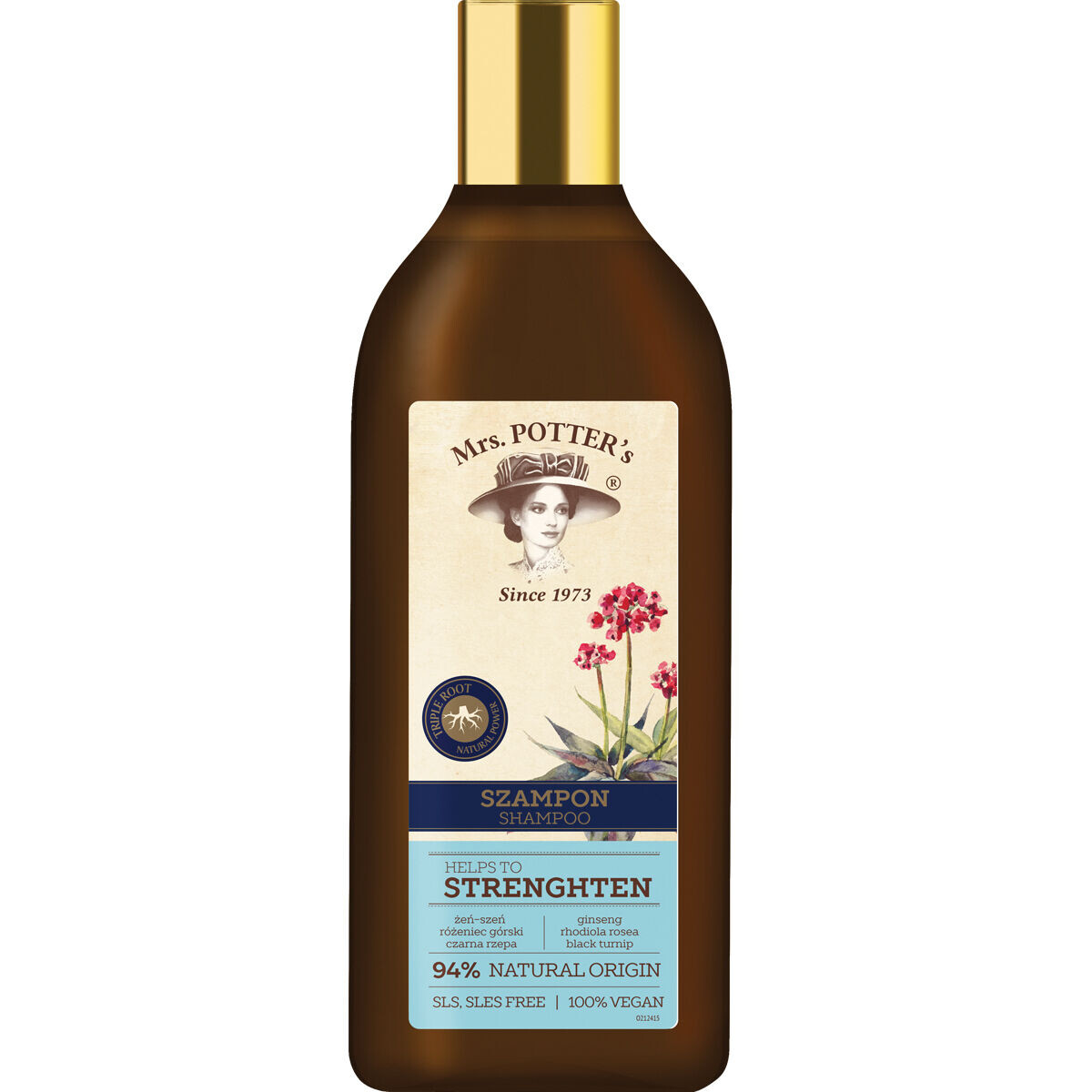 

Укрепляющий шампунь для волос Mrs. Potter'S, 390 мл