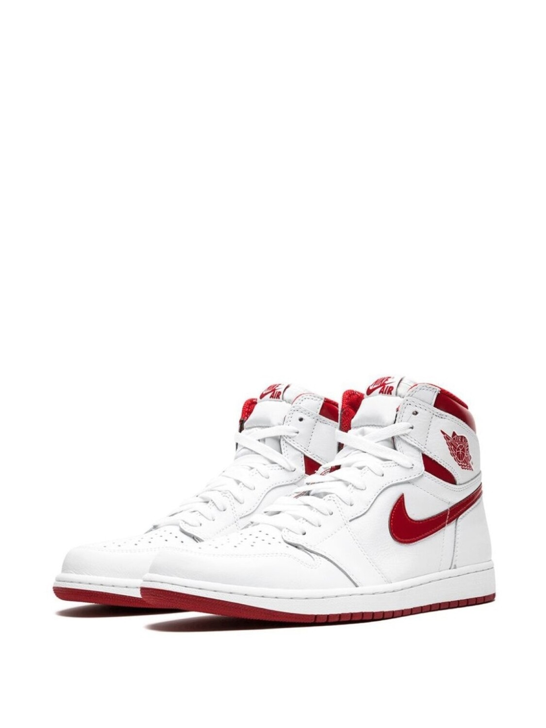 

Jordan кроссовки Air 1 Retro High OG "Metallic Red", белый
