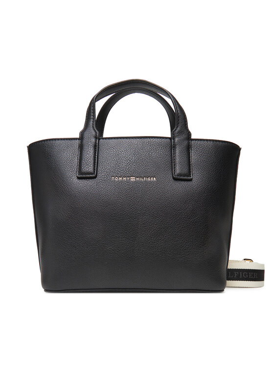 

Сумочка Th Logotape Mini Tote AW0AW17448 Tommy Hilfiger, черный