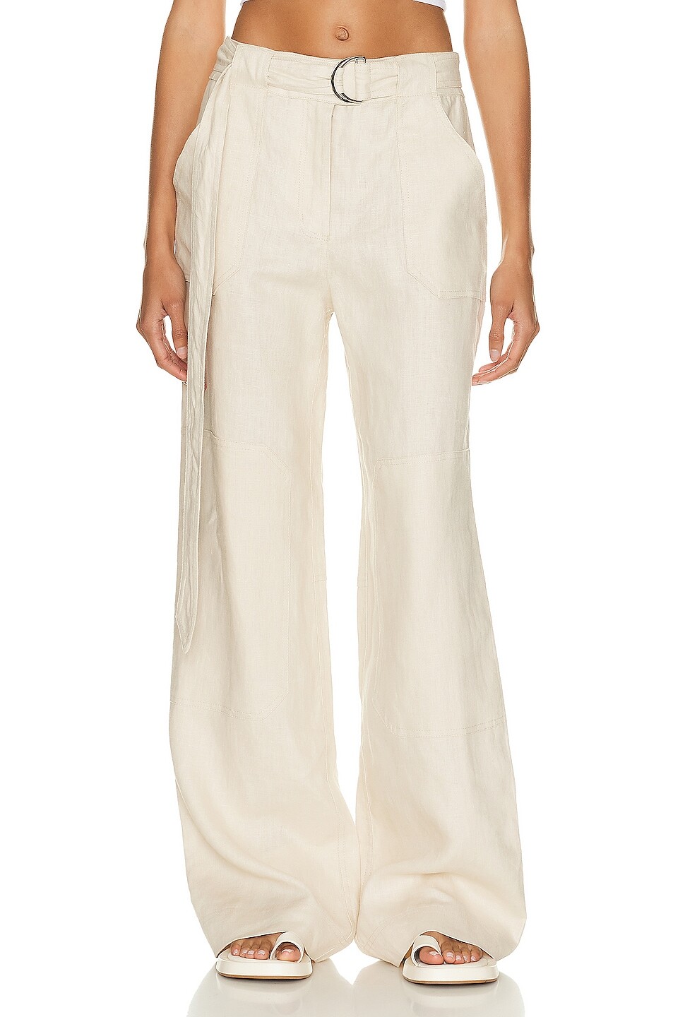

Брюки Grlfrnd The Linen Cargo, цвет Natural Linen