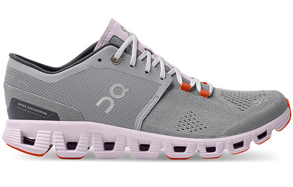 Кроссовки (WMNS) On Running Cloud X 'Alloy Grey Lily Pink', цвет alloy/lilly — фото 2