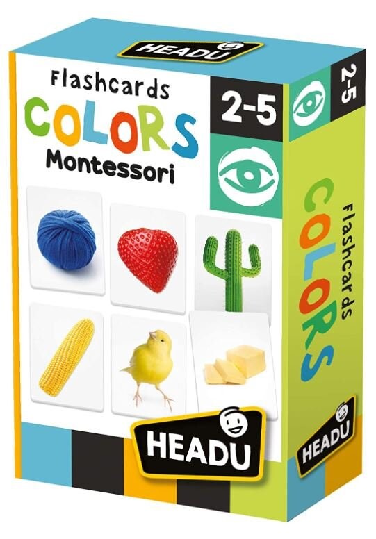 

Карты Монтессори цвета карточная игра Headu