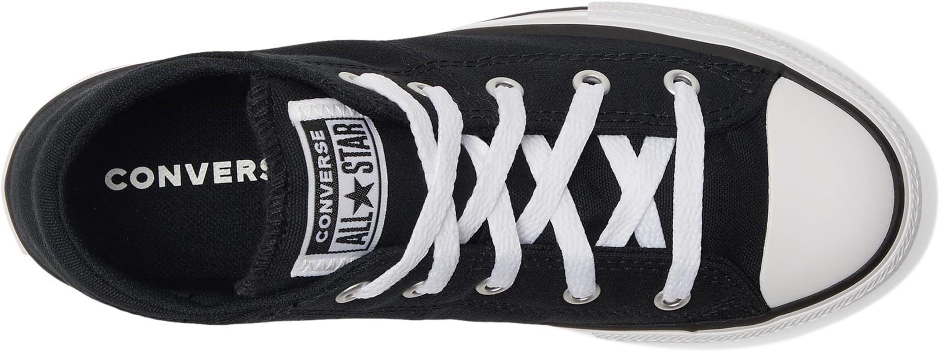 Кроссовки Converse Kids Chuck Taylor All Star Madison, цвет Black/White/Black — фото 2