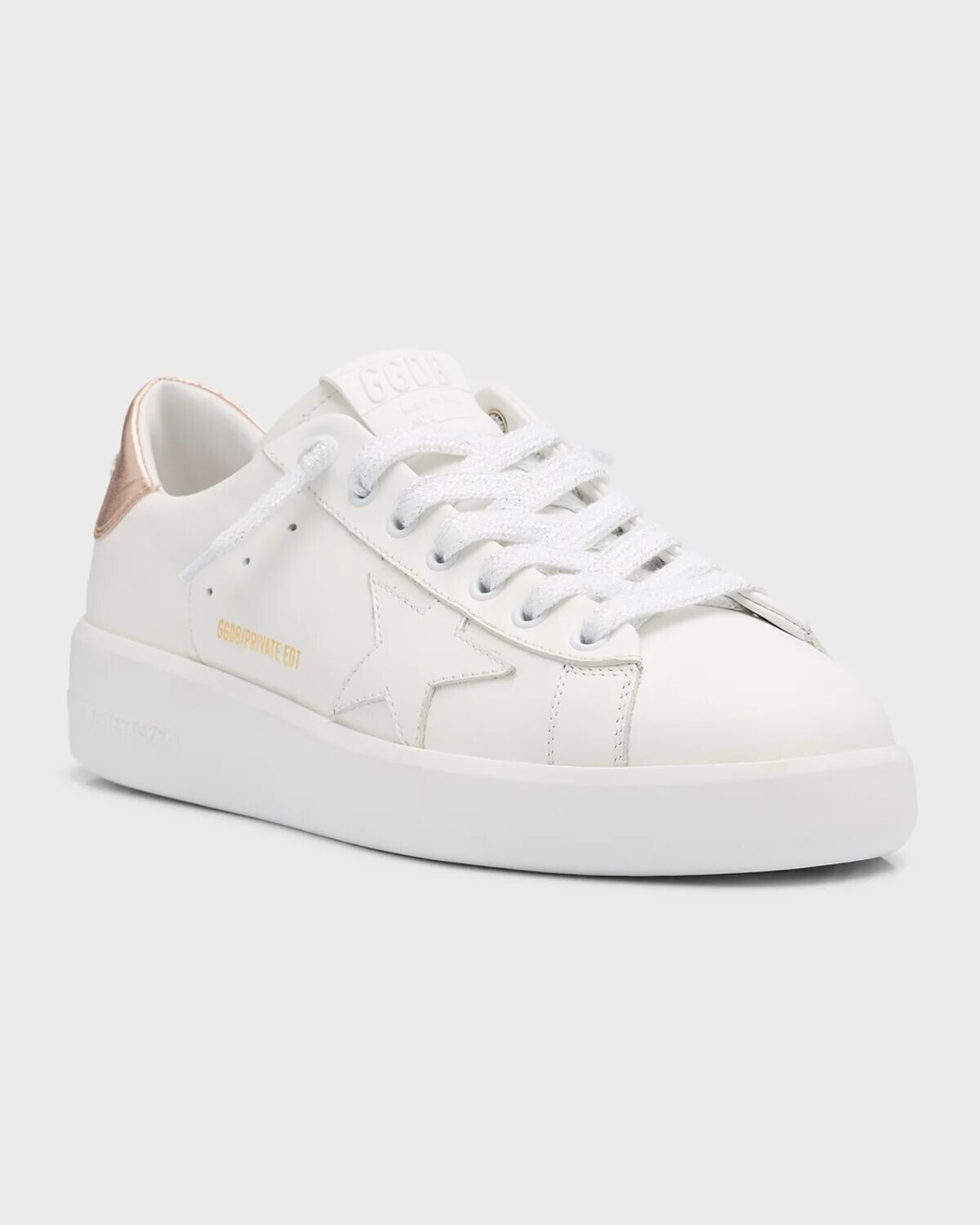 Кроссовки Puresstar из смесовой кожи Golden Goose, цвет White Peach — фото 3