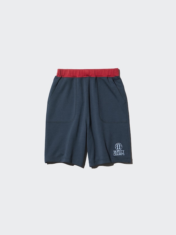 Хлопковые шорты AIRism с принтом Uniqlo, 69 navy — фото 4